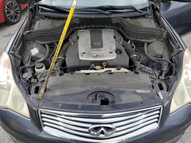 JNKAJ09E58M304962 - 2008 INFINITI EX35 BASE Կապույտ լուսանկար 11