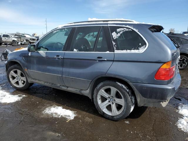 5UXFB33512LH31942 - 2002 BMW X5 4.4I GRAY photo 2