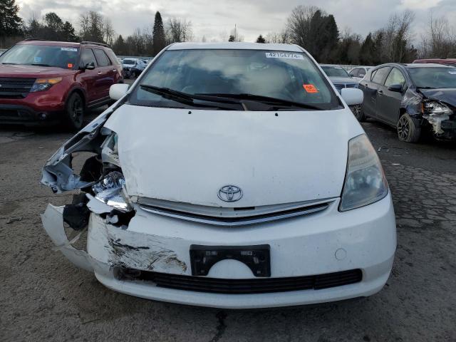 JTDKB20U373262119 - 2007 TOYOTA PRIUS WHITE photo 5