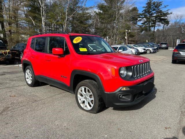 ZACCJBBB0JPJ39431 - 2018 JEEP RENEGADE LATITUDE RED photo 1