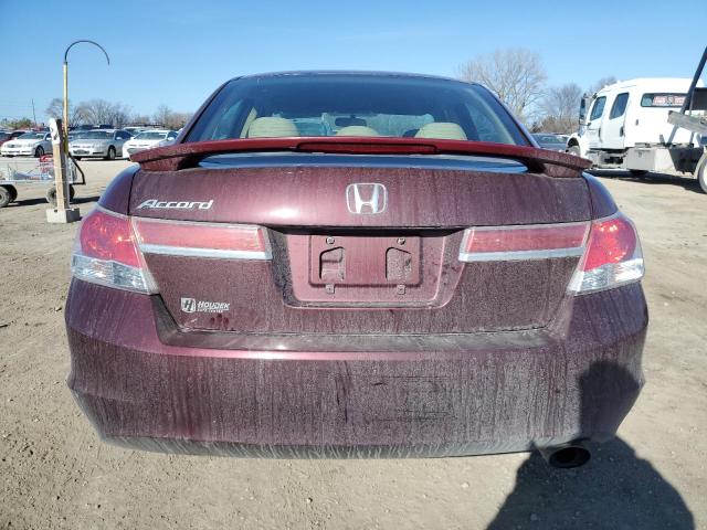 1HGCP2F3XBA008756 - 2011 HONDA ACCORD LX MAROON photo 6