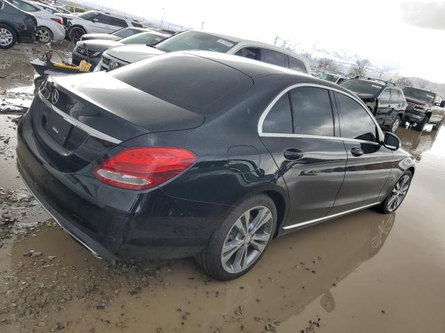 55SWF4JB0FU089822 - 2015 MERCEDES-BENZ C 300 BLACK photo 3