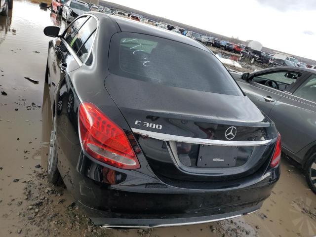 55SWF4JB0FU089822 - 2015 MERCEDES-BENZ C 300 BLACK photo 6