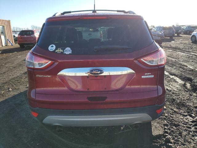 1FMCU0HX6DUA33274 - 2013 FORD ESCAPE SEL RED photo 6