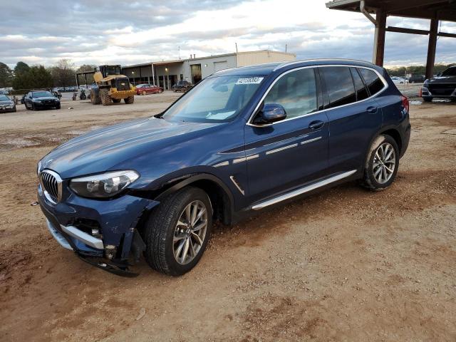 5UXTR7C51KLR49799 - 2019 BMW X3 SDRIVE30I BLUE photo 1