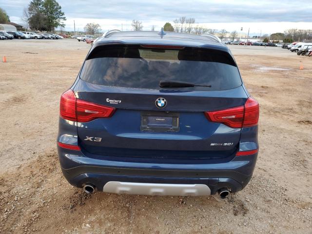 5UXTR7C51KLR49799 - 2019 BMW X3 SDRIVE30I BLUE photo 6