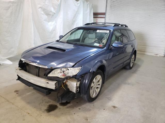 4S4BP63C386308278 - 2008 SUBARU OUTBACK 2.5XT LIMITED BLUE photo 2