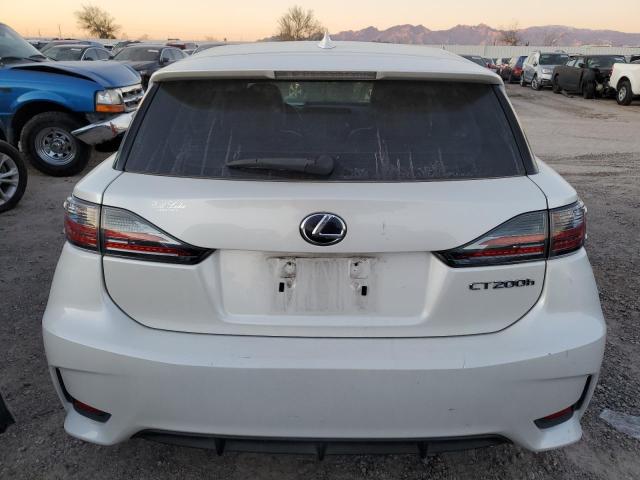 JTHKD5BH2F2234178 - 2015 LEXUS CT 200 WHITE photo 6