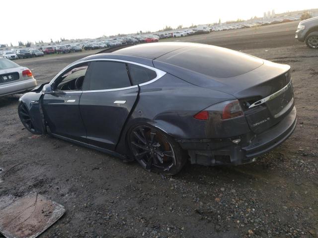 5YJSA1E2XGF129784 - 2016 TESLA MODEL S GRAY photo 2