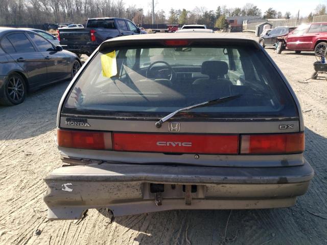 2HGED6352MH517095 - 1991 HONDA CIVIC DX GRAY photo 6