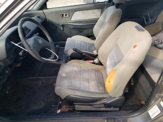 2HGED6352MH517095 - 1991 HONDA CIVIC DX GRAY photo 7