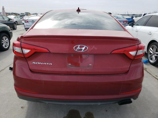 5NPE24AF5HH592634 - 2017 HYUNDAI SONATA SE RED photo 6