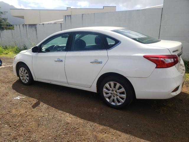 3N1AB7AP9KY269046 - 2019 NISSAN SENTRA S WHITE photo 2