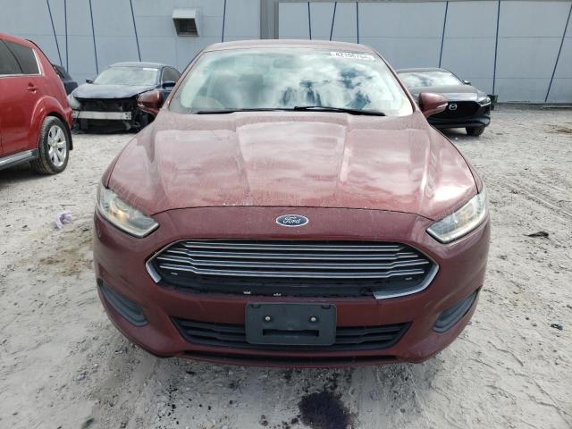 3FA6P0H74ER106942 - 2014 FORD FUSION SE RED photo 5