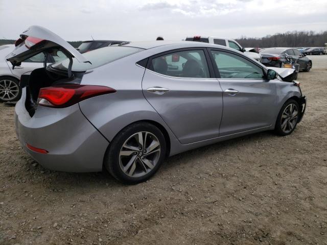 5NPDH4AEXFH612259 - 2015 HYUNDAI ELANTRA SE SILVER photo 3