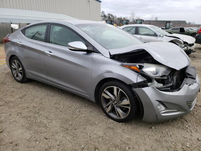 5NPDH4AEXFH612259 - 2015 HYUNDAI ELANTRA SE SILVER photo 4