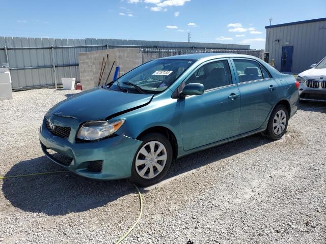 JTDBU4EE9A9116223 - 2010 TOYOTA COROLLA BASE TEAL photo 1