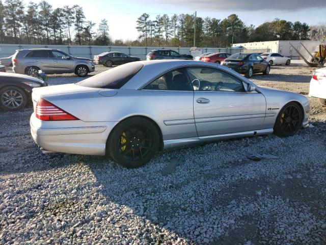 WDBPJ74J43A039064 - 2003 MERCEDES-BENZ CL 55 AMG SILVER photo 3