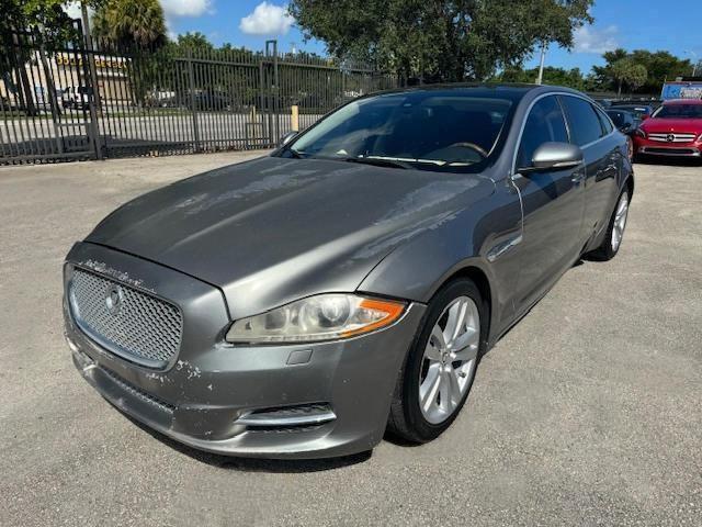 SAJWA2GB6BLV14416 - 2011 JAGUAR XJL GRAY photo 1