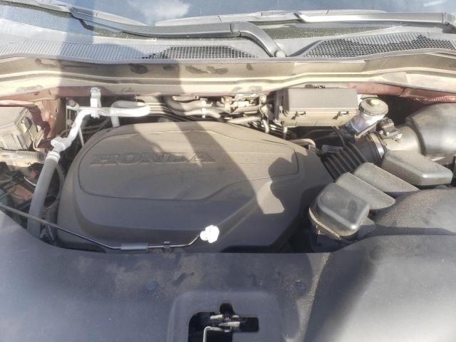 5FNYF7H52MB000194 - 2021 HONDA PASSPORT EXL ბურგუნდია ფოტო 12