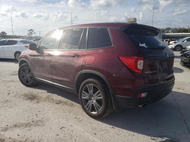 5FNYF7H52MB000194 - 2021 HONDA PASSPORT EXL ბურგუნდია ფოტო 2