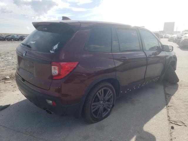 5FNYF7H52MB000194 - 2021 HONDA PASSPORT EXL ბურგუნდია ფოტო 3