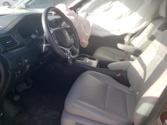 5FNYF7H52MB000194 - 2021 HONDA PASSPORT EXL ბურგუნდია ფოტო 7