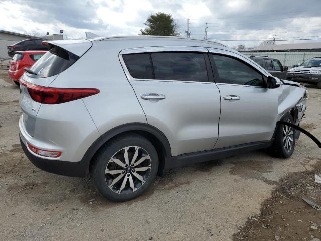 KNDPNCAC9K7506222 - 2019 KIA SPORTAGE EX SILVER photo 3