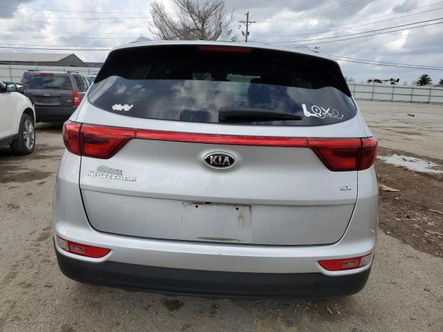 KNDPNCAC9K7506222 - 2019 KIA SPORTAGE EX SILVER photo 6