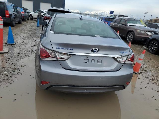 KMHEC4A48FA135022 - 2015 HYUNDAI SONATA HYBRID SILVER photo 6