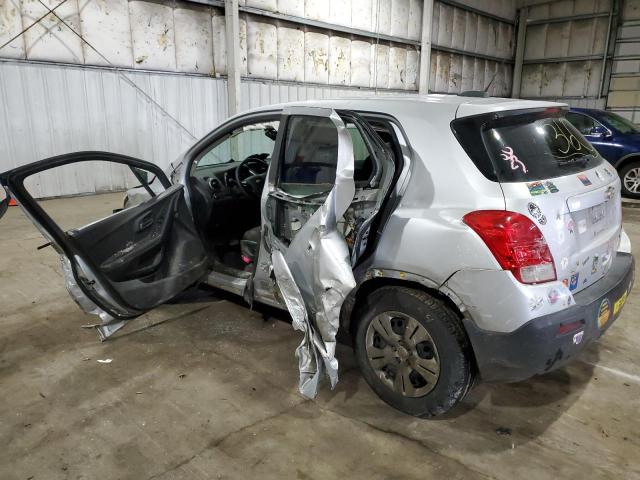 KL7CJKSB9FB096709 - 2015 CHEVROLET TRAX LS SILVER photo 2