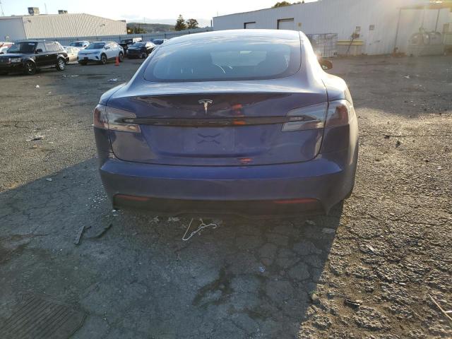 5YJSA1E53MF433545 - 2021 TESLA MODEL S 蓝色 照片 6