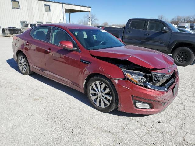 5XXGM4A72FG467370 - 2015 KIA OPTIMA LX RED photo 4