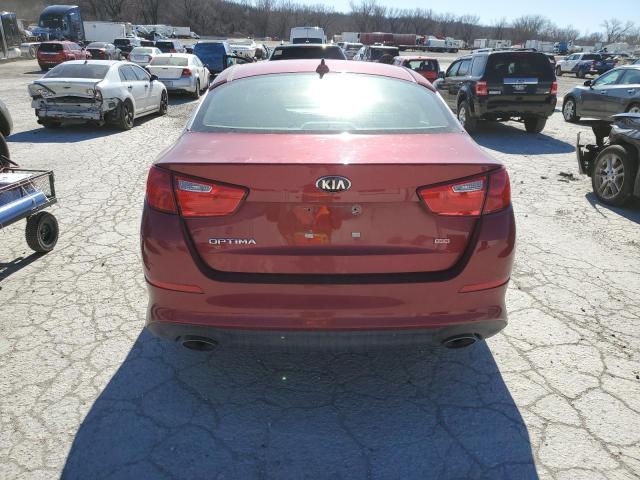 5XXGM4A72FG467370 - 2015 KIA OPTIMA LX RED photo 6