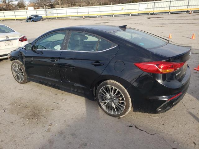 KMHD04LB3JU466923 - 2018 HYUNDAI ELANTRA SPORT BLACK photo 2