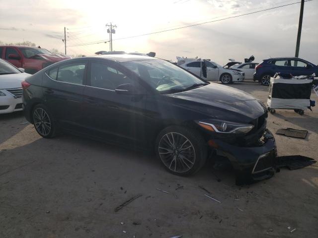 KMHD04LB3JU466923 - 2018 HYUNDAI ELANTRA SPORT BLACK photo 4