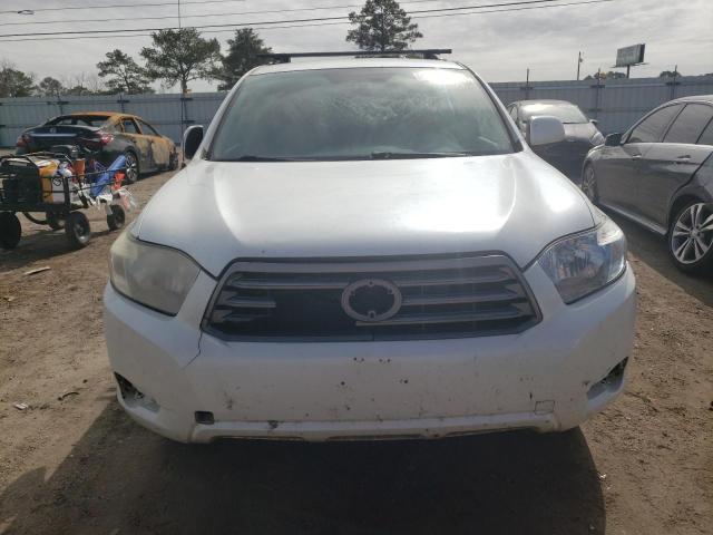 JTEDS41A192084157 - 2009 TOYOTA HIGHLANDER WHITE photo 5