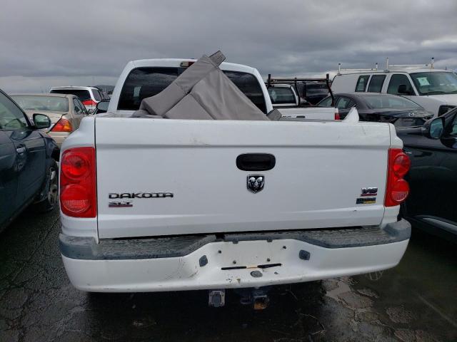 1D7HW48P57S151513 - 2007 DODGE DAKOTA QUAD SLT أبيض صورة 6