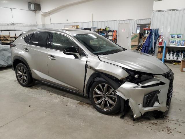 JTJSARBZ3M2198943 - 2021 LEXUS NX 300 BASE SILVER photo 4