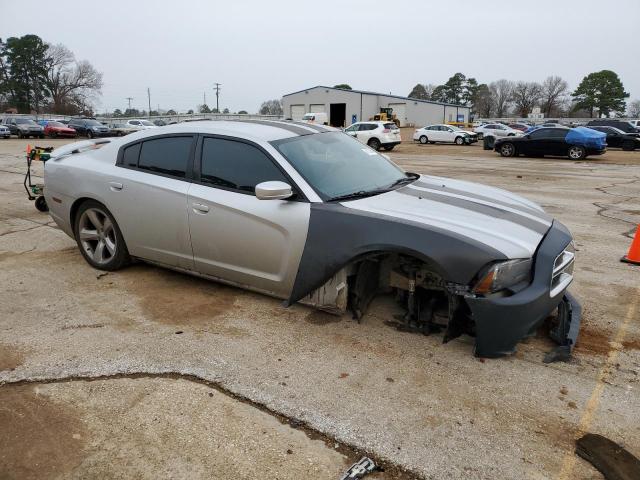 2C3CDXCT3CH302631 - 2012 DODGE CHARGER R/T SILVER photo 4