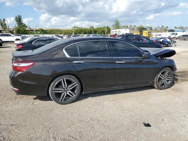 1HGCR3F97HA021607 - 2017 HONDA ACCORD TOURING BROWN photo 3