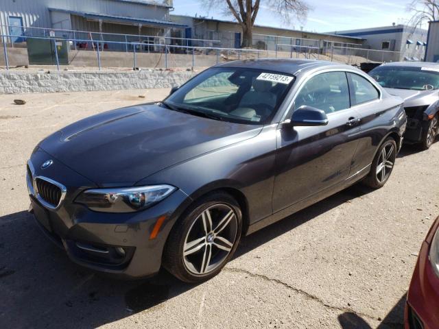 WBA2H9C32HV642615 - 2017 BMW 230XI GRAY photo 1