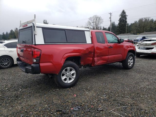 3TYRX5GN5NT052735 - 2022 TOYOTA TACOMA ACCESS CAB RED photo 3
