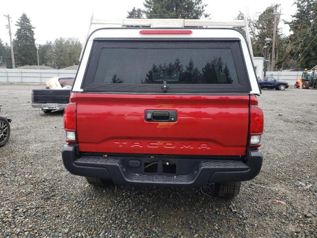 3TYRX5GN5NT052735 - 2022 TOYOTA TACOMA ACCESS CAB RED photo 6