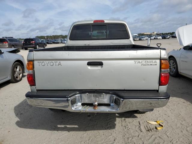 5TEGM92N74Z332376 - 2004 TOYOTA TACOMA DOUBLE CAB PRERUNNER SILVER photo 6