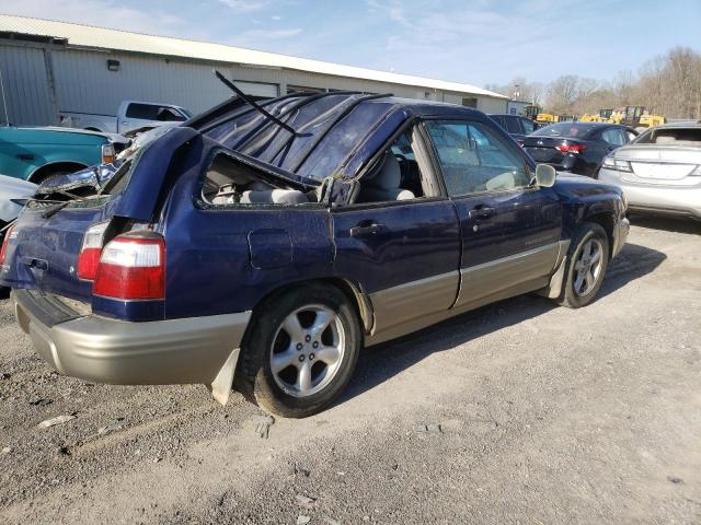 JF1SF65511H724299 - 2001 SUBARU FORESTER S ლურჯი ფოტო 3