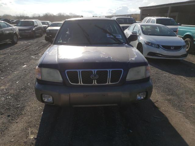 JF1SF65511H724299 - 2001 SUBARU FORESTER S ლურჯი ფოტო 5