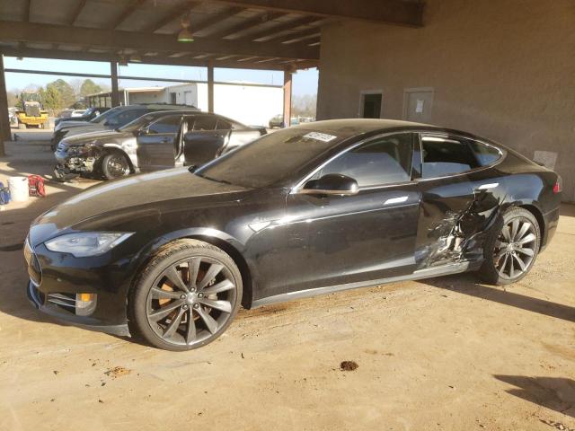 5YJSA1DP7DFP24844 - 2013 TESLA MODEL S Սև լուսանկար 1