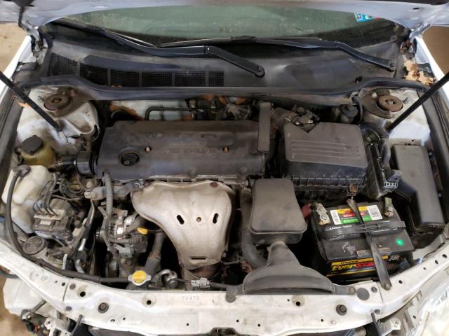 4T1BE46K27U535971 - 2007 TOYOTA CAMRY LE A CE WHITE photo 11