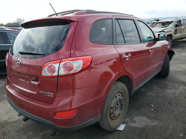 5XYZKDAG5BG049955 - 2011 HYUNDAI SANTA FE LIMITED RED photo 3